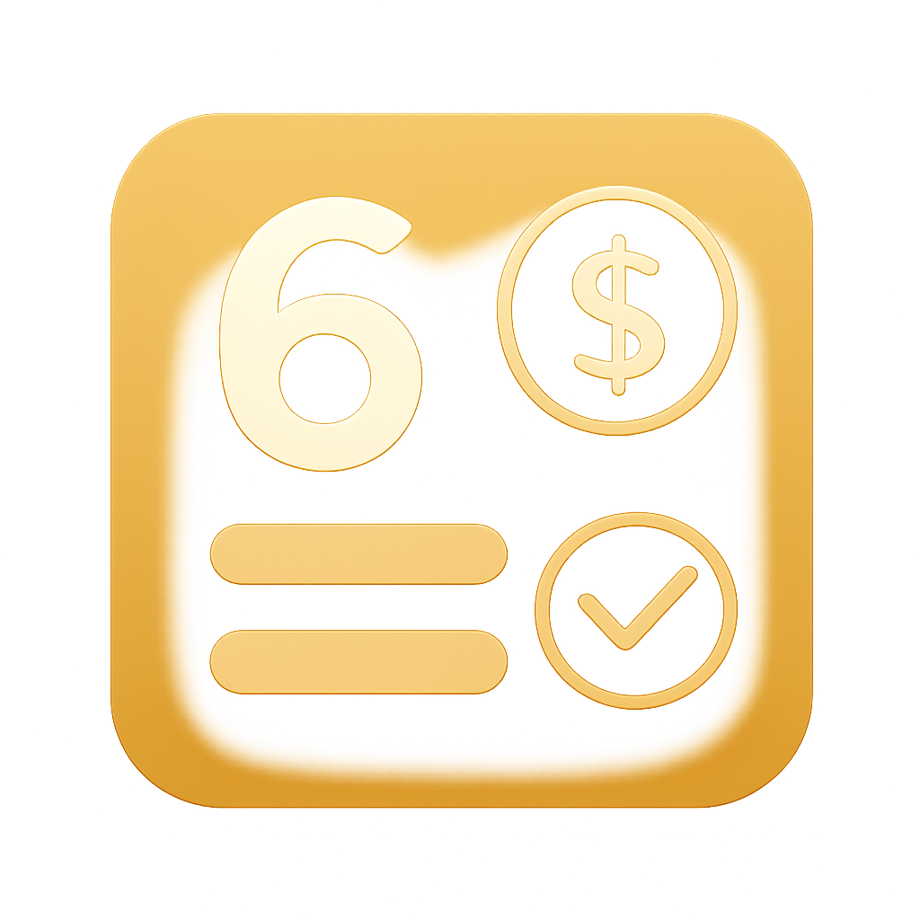 A simple badge representing 6 Club Game Security Protocols.