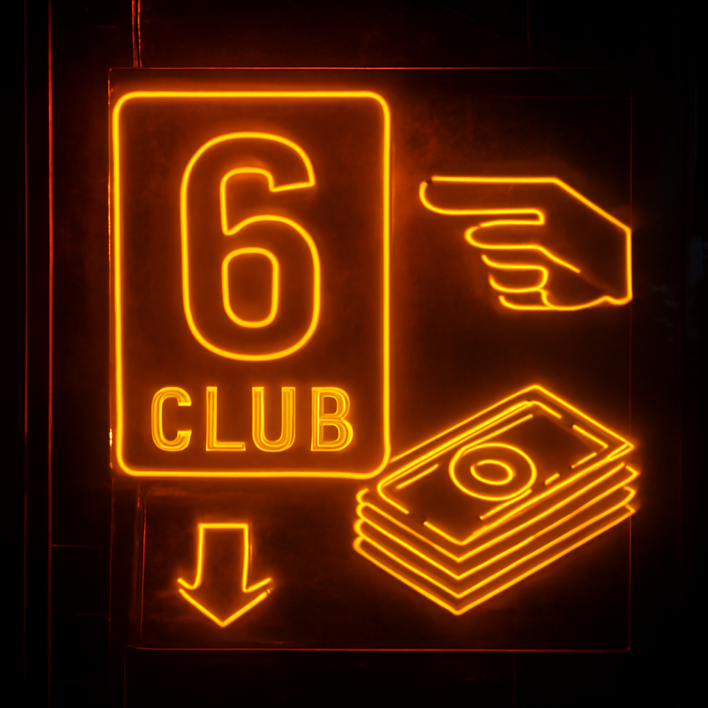 An illustration of safety protocols in the 6 Club Game.