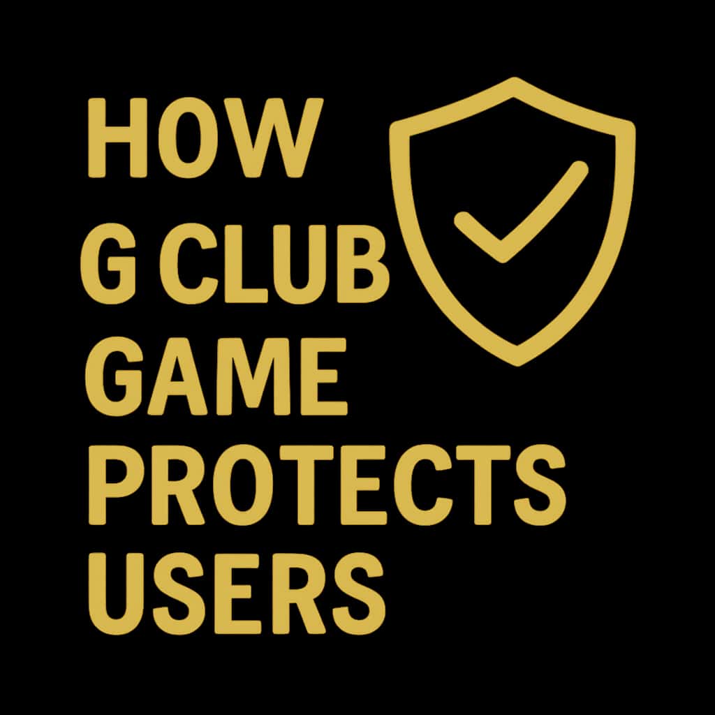 A badge design illustrating the user protection theme in 6 Club Game.