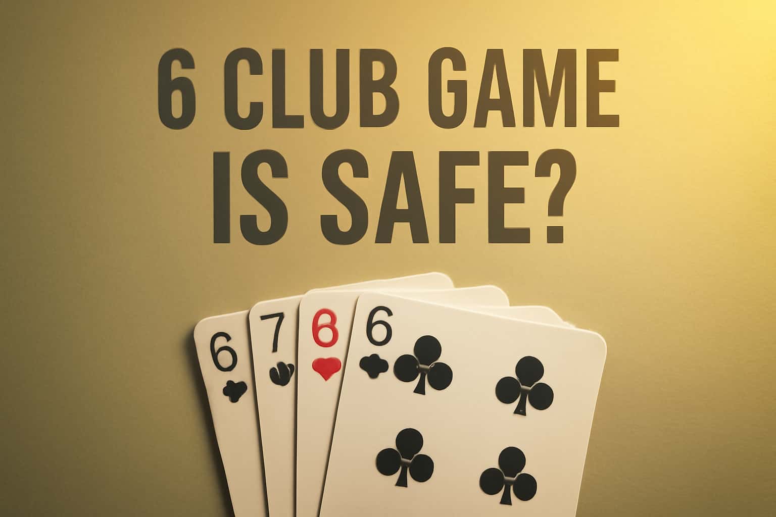 An informational graphic depicting safety measures for the 6 Club Game.