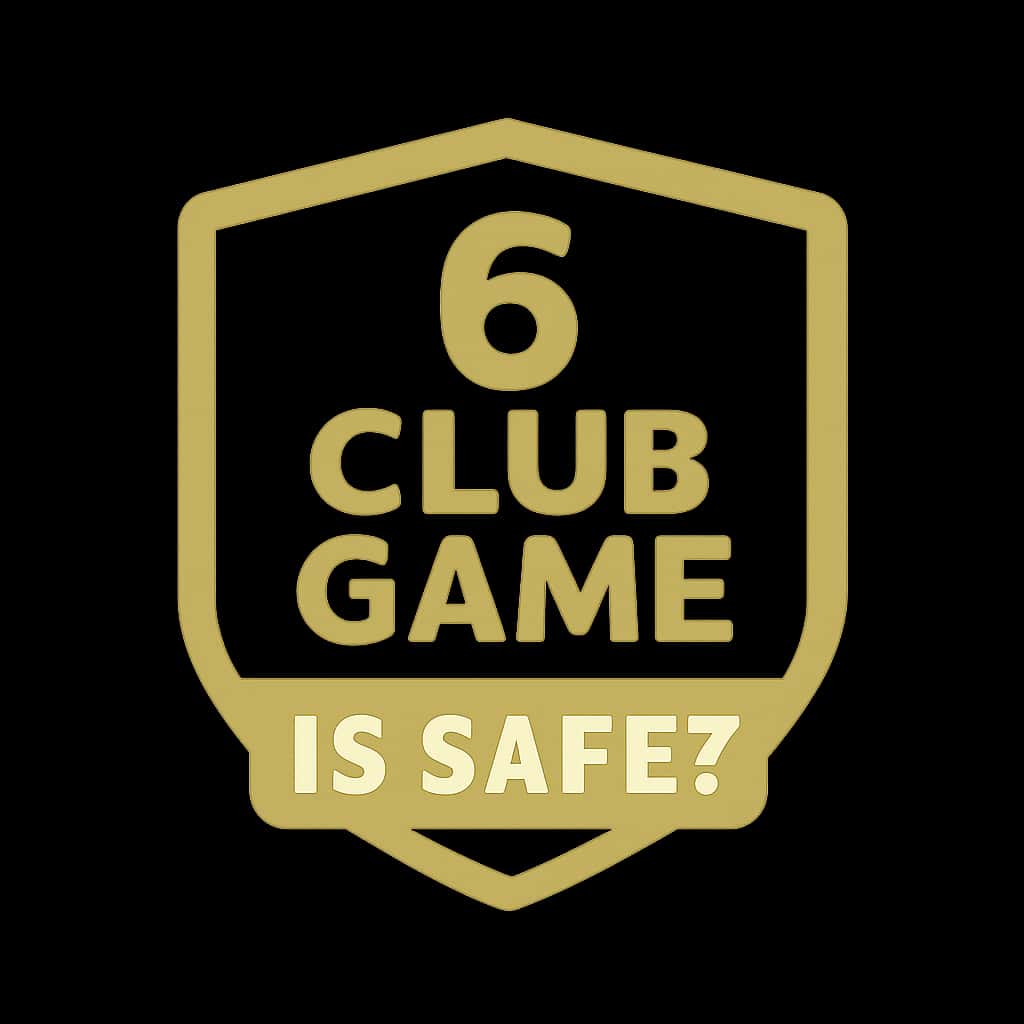 A badge symbolizing safety in the 6 Club Game.