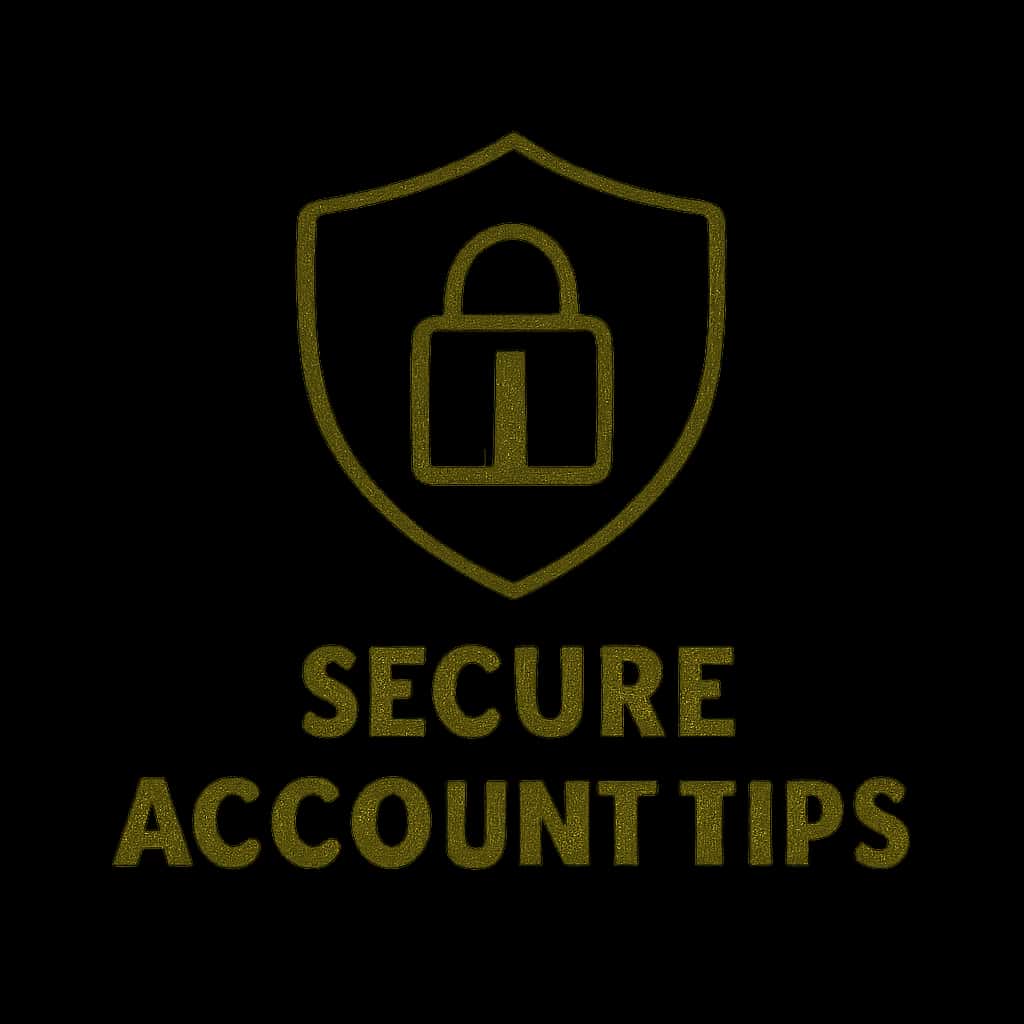A badge representing account security tips for 6 Club Game.