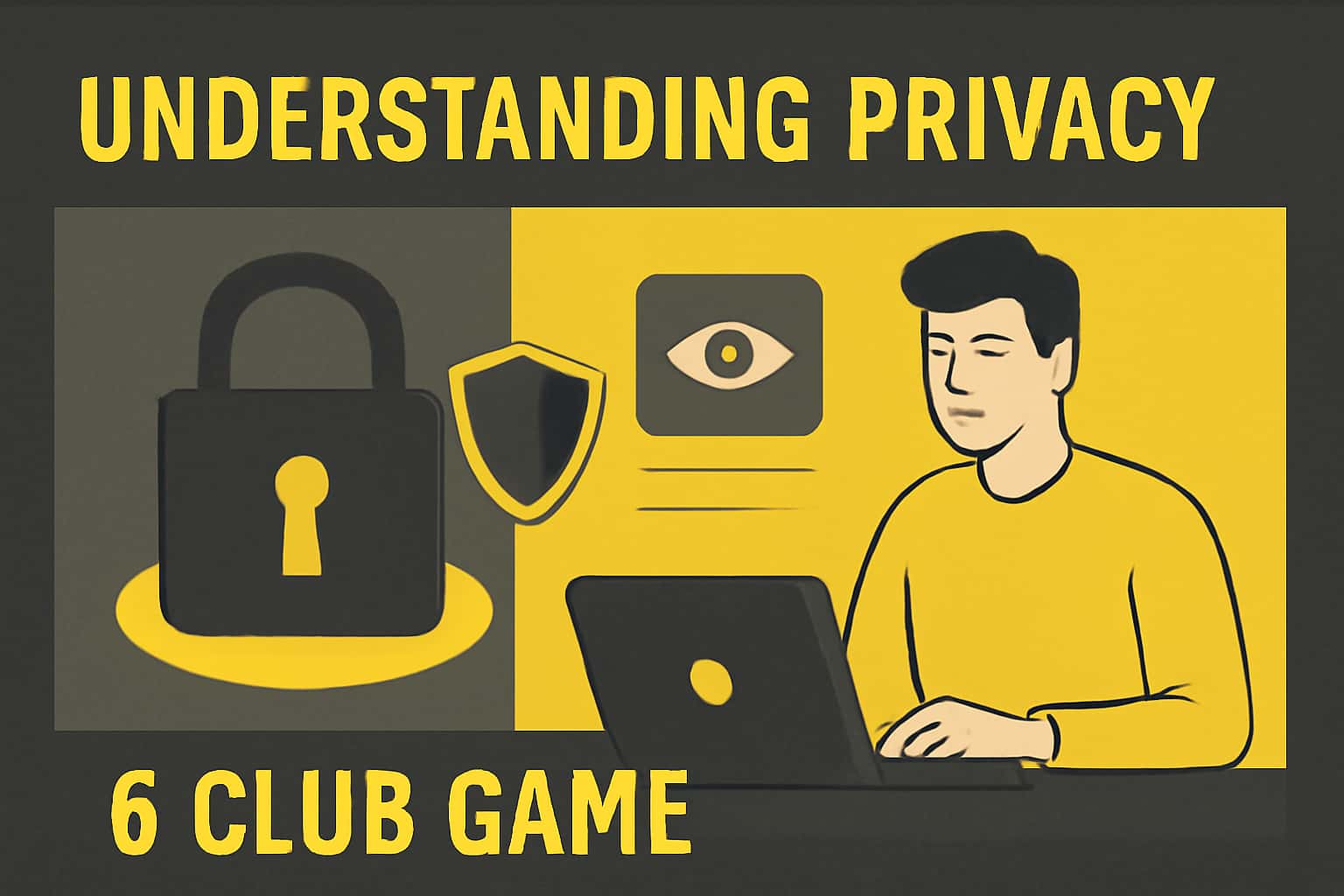 An informative visual representation of 6 Club Game Privacy with a modern design.