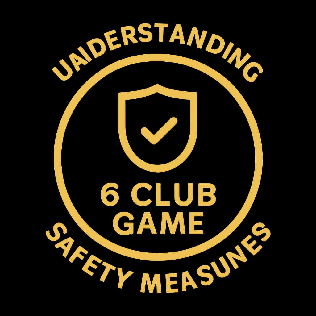 An icon representing safety measures for the 6 Club Game.